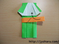 Ｂ　折り紙の簡単な折り方★着物とゆかた_html_4455065d